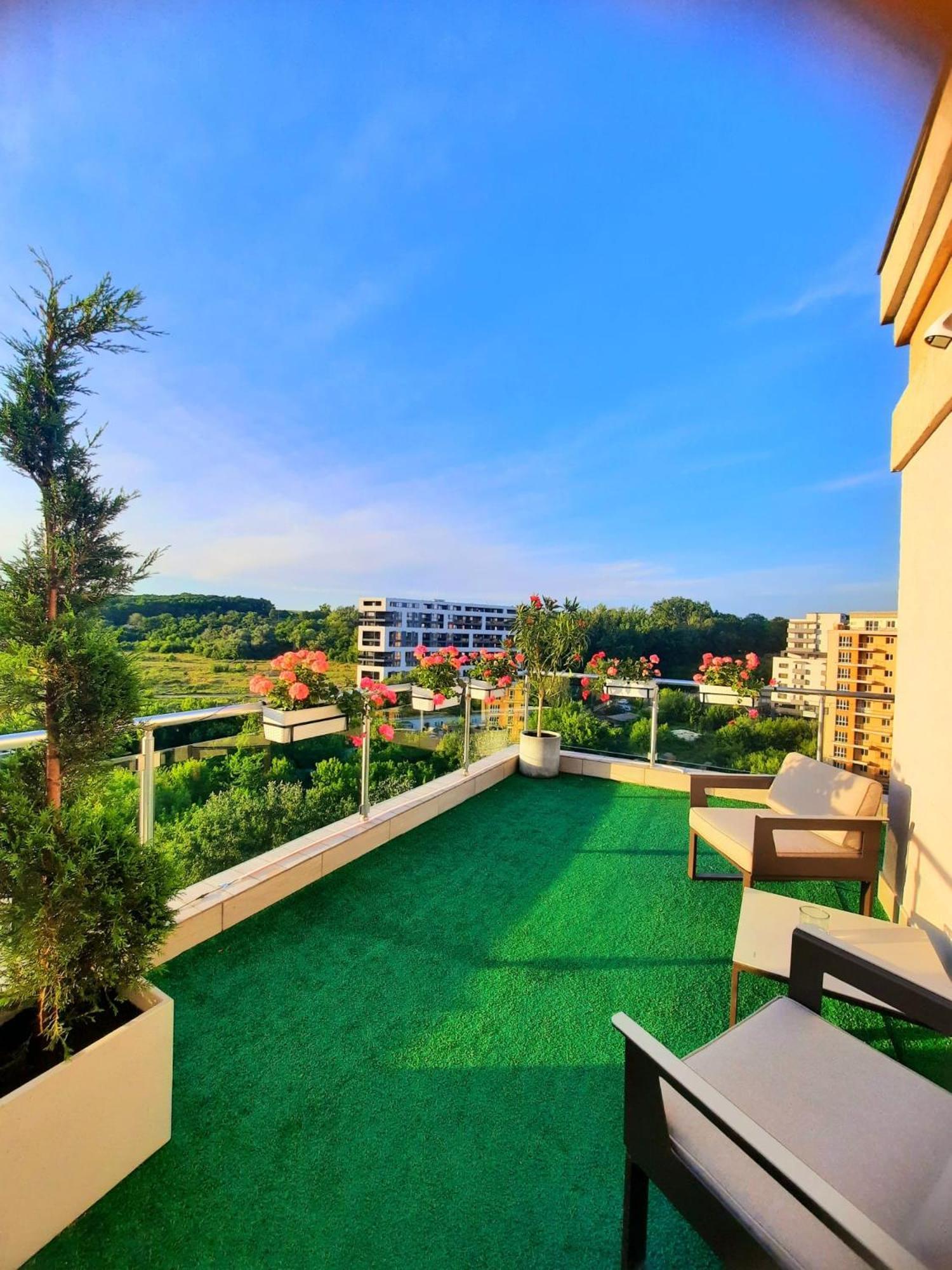 Penthouse View Aeroport Iasi 2公寓 外观 照片