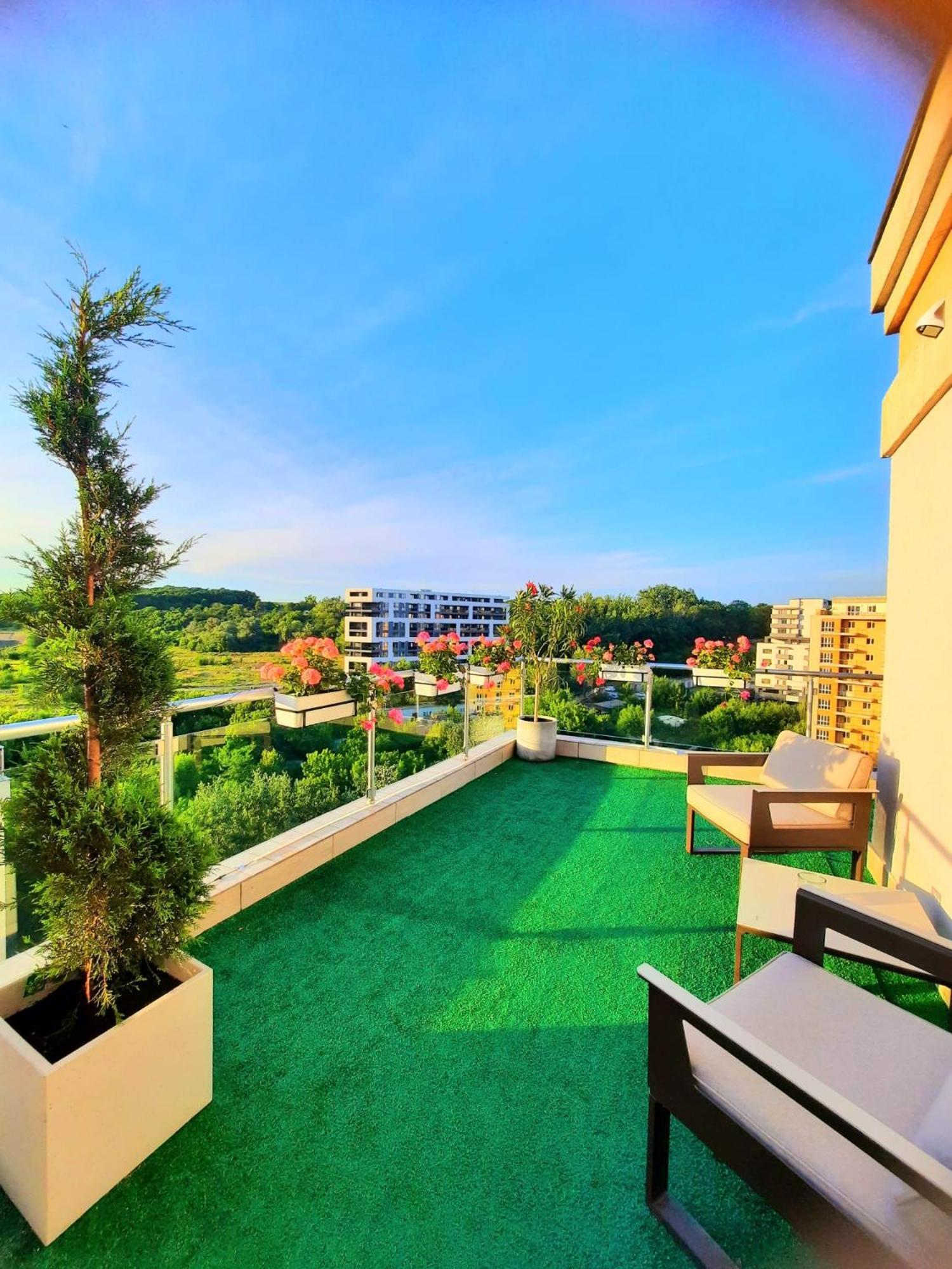 Penthouse View Aeroport Iasi 2公寓 外观 照片